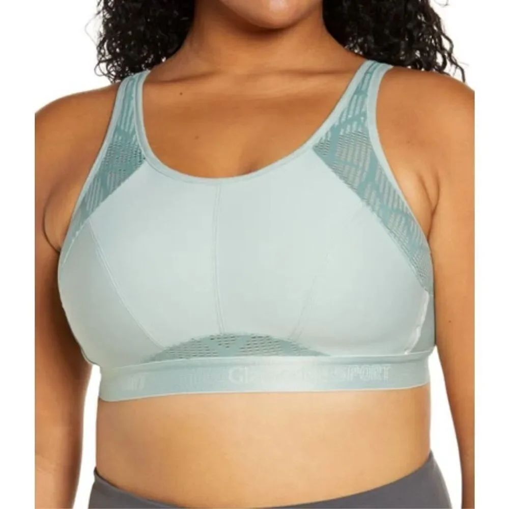 Glamorise no sweat jade green sports wireless 42F bra